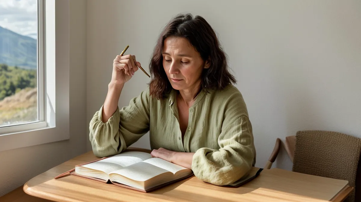 Protección espiritual antes de conectar con seres queridos: ritual sencillo de duelo consciente con velas y cuaderno