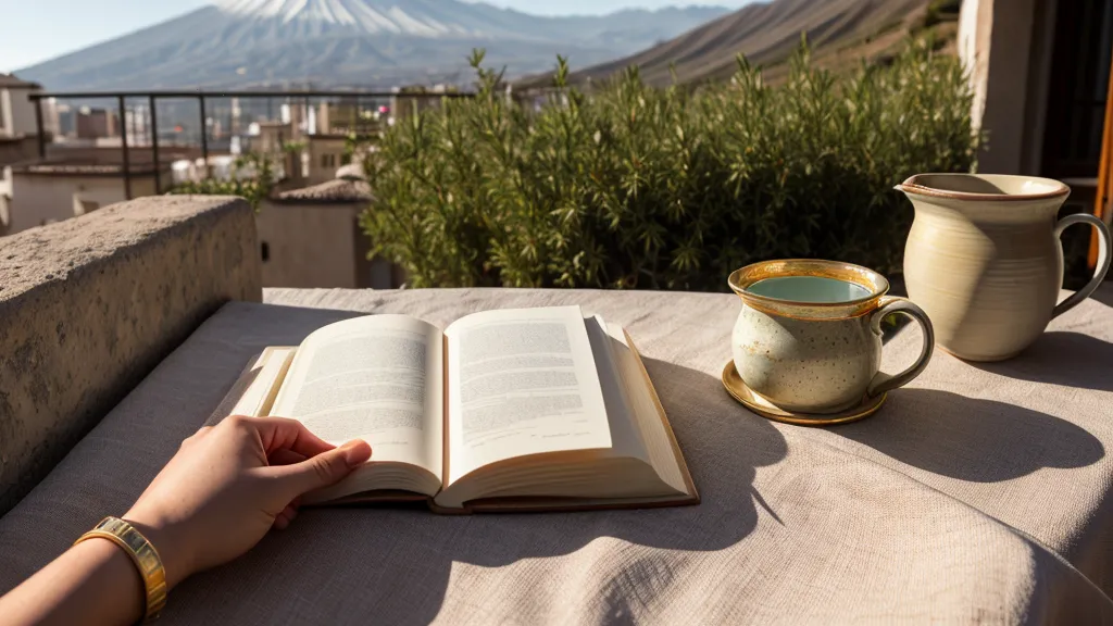 Crema de manos y credencial de enfermería sobre una mesa de noche en penumbra, una señal física de duelo espiritual al despertar